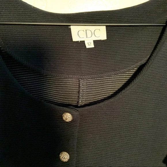 CDC Ribbed Long Sleeve Dress - Picture 3 of 8